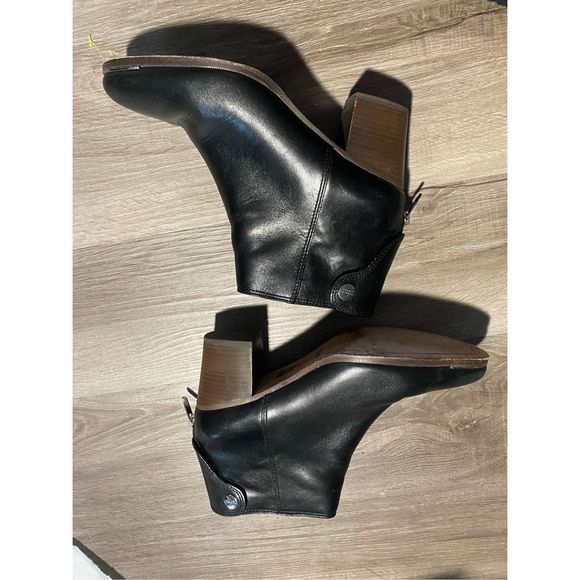 Coach Waldorf Bootie Black Polished Calf Leather Boots, Size 8.5, MSRP $318 - Picture 6 of 14